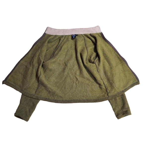 KUHL Alfpaca Full Zip Knit Fleece Jacket Heather Green - Picture 11 of 13